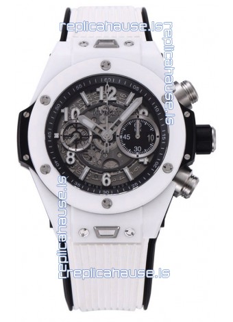 Hublot Big Bang Unico White Ceramic Casing 1:1 Mirror Edition Swiss Replica Watch