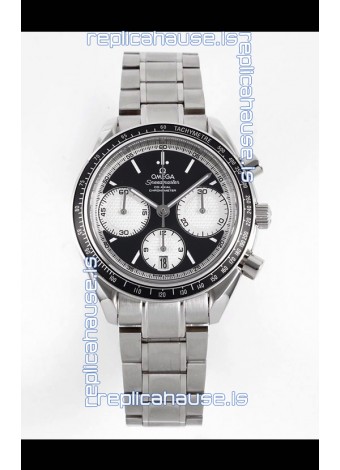 Omega Speedmaster Racing 904L Steel Chronograph 1:1 Mirror Replica in Black Dial