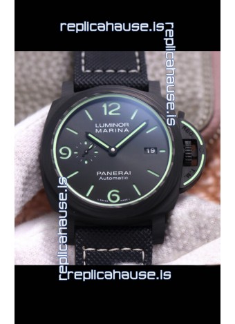 Panerai Luminor Marina PAM1118 Carbotech 1:1 Mirror Swiss Replica Watch 44MM