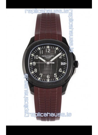 Patek Philippe Aquanaut 5167 Black Venom Edition 1:1 Mirror Replica Watch - Brown Strap