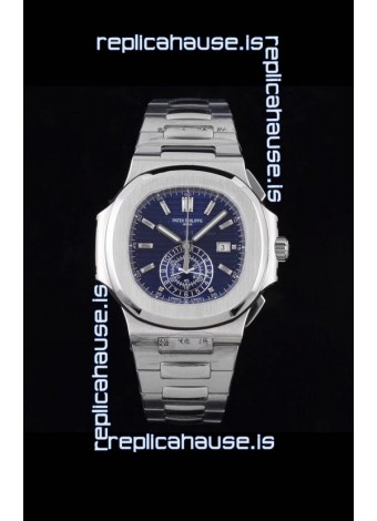 Patek Philippe Nautilus 5980/1A 904L Steel Case in Blue Dial - 1:1 Mirror Replica