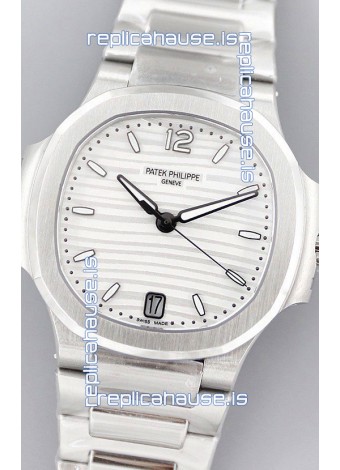 Patek Philippe Nautilus 7118/1A White Dial 1:1 Mirror Swiss Replica Watch in 904L Steel 