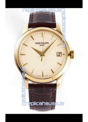 Patek Philippe #Ref 5227J in White Dial 1:1 904L Yellow Gold Casing 904L Steel Swiss Watch 