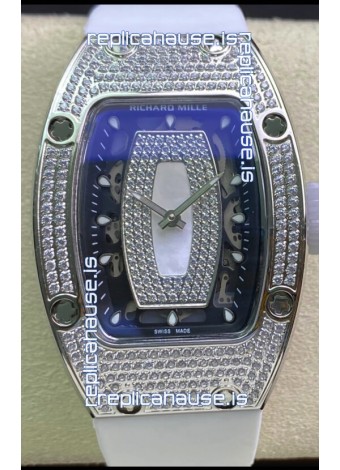 Richard Mille RM-07-01 Diamonds Dial and Casing Ladies 1:1 Swiss Replica Watch 