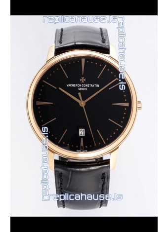 Vacheron Constantin Patrimony Rose Gold 1:1 Mirror Replica Watch 40MM 904L Steel 