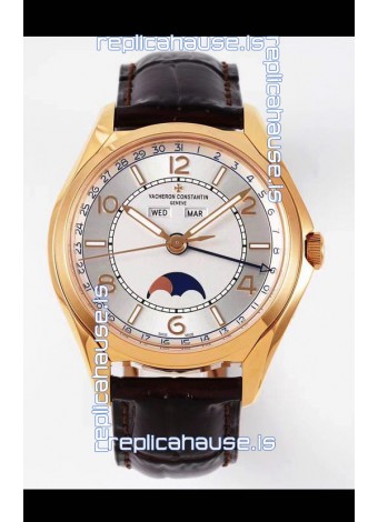 Vacheron Constantin Fiftysix Edition Rose Gold Watch 904L Steel 1:1 Mriror Replica Steel Dial 