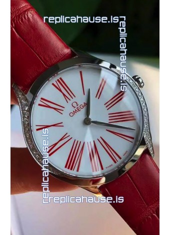 Omega De Ville Tresor Edition Swiss Quartz Watch 36MM Steel Casing White Dial