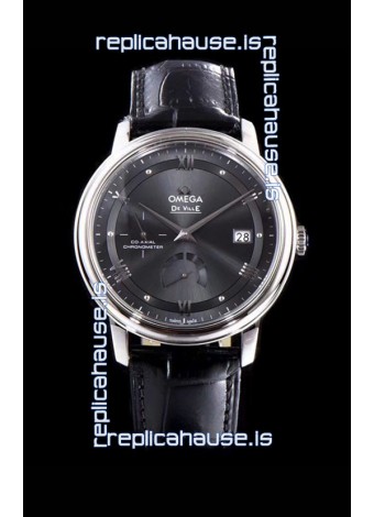 Omega De Ville Prestige Power Reserve 904L Steel 1:1 Mirror Swiss Watch Grey dial