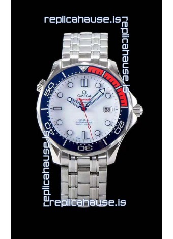 Omega Seamaster Diver 300M 007 Commander's Edition Swiss 1:1 Mirror Watch 904L Steel 