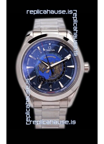 Omega Seamaster Aqua Terra 150M GMT Worldtime Swiss Replica Watch 