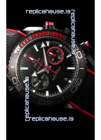 Omega Seamaster Planet Ocean Deep Black 600M Volvo Ocean Race 1:1 Mirror Watch 