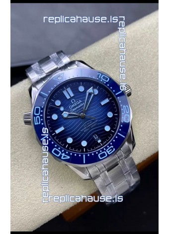 Omega Seamaster 300M Summer Blue Swiss 904L Steel 1:1 Mirror Replica Watch