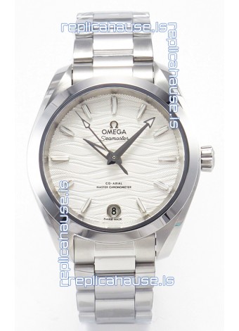 Omega Super Clone Seamaster Aquaterra 150M 34MM Swiss Replica Watch in White Dial