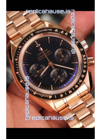 Omega Speedmaster Professional Moonwatch Rose Gold Swiss Replica