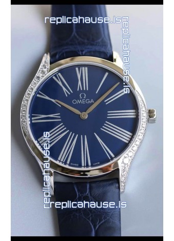 Omega De Ville Tresor Edition Swiss Quartz Watch 36MM Steel Casing White Dial