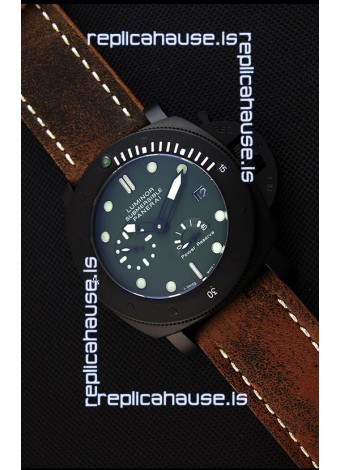 Panerai Luminor Submersible Power Reserve PVD Japanese Replica Watch