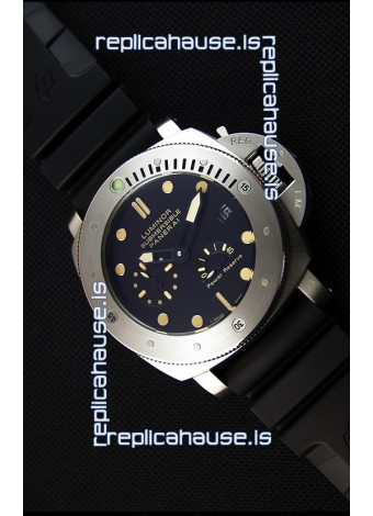 Panerai Luminor Submersible Power Reserve Steel Japanese Replica Watch