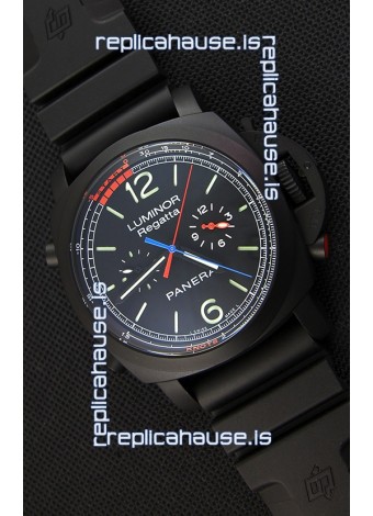 Panerai Luminor Regatta Japanese Replica Watch in PVD Case
