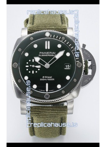 Panerai PAM1287 Submersible eSteel 1:1 Superclone Replica Watch 44MM 