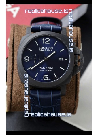 Panerai Super Clone Luminor PAM1664 Automatic Blue Dial 42MM Carbotech Swiss Replica