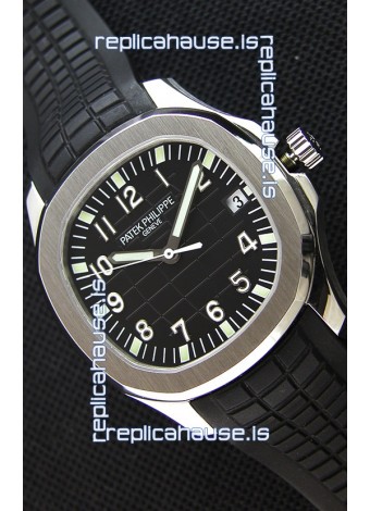 Patek Philippe Aquanaut 5167A-001 Swiss Replica Watch Black Dial - 1:1 Mirror Edition 