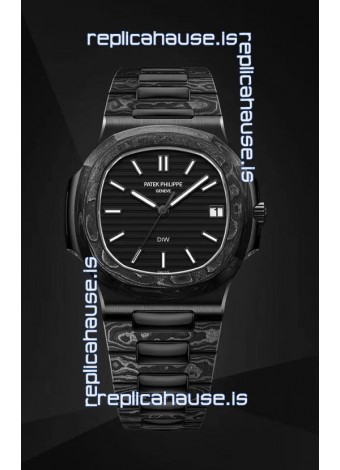 Patek Philippe Nautilus 5711 DiW Edition Ceramic/Carbon 1:1 Mirror Swiss Replica Watch