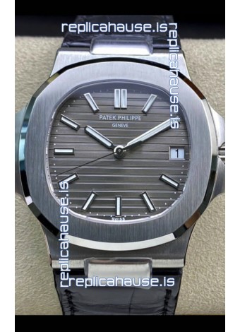 Patek Philippe Nautilus 5711G-001 904L Steel 2023 Updated Mirror Replica Watch - Grey Dial