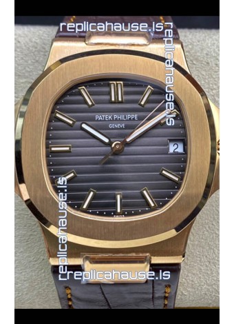 Patek Philippe Nautilus 5711R 904L Steel 2023 Updated Mirror Replica Watch - Grey Dial