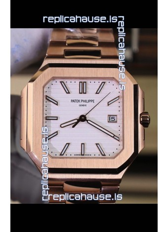 Patek Philippe Cubitus 5821 Rose Gold White Dial Swiss Replica Watch