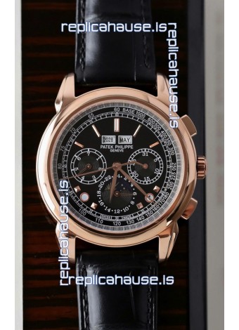 Patek Philippe Grand Complications 5270 Swiss Replica Watch in Rose Gold Casing