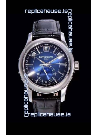 Patek Philippe 5205-001 Complications MoonPhase 1:1 Mirror Swiss Replica Watch Blue Dial