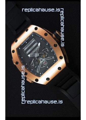 Richard Mille RM069 Tourbillon Erotic Pink Gold Case Replica Watch 