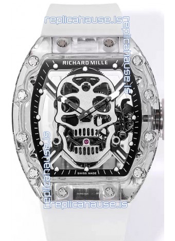 Richard Mille RM52-01 Sapphire Casing with Genuine Tourbillon Movement 1:1 Ultimate Replica