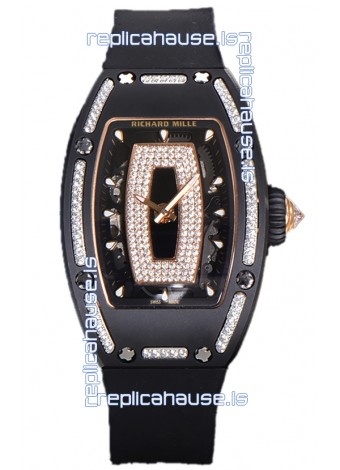 Richard Mille RM007 Black Ceramic Automatic Superclone Swiss Replica Watch
