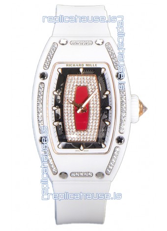 Richard Mille RM007 White Ceramic Automatic Superclone Swiss Replica Watch