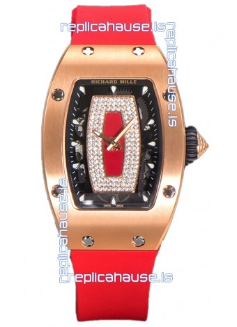 Richard Mille RM007 18K Rose Gold Automatic Superclone Swiss Watch