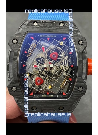 Richard Mille RM27-04 Carbon Fiber Casing 1:1 Swiss Replica Watch 