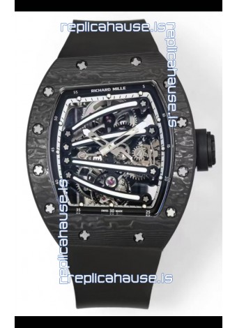 Richard Mille Super Clone RM59-01 Carbon NTPT Case Black Dial Swiss Replica Watch