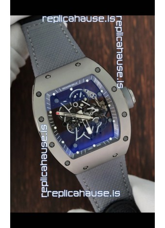 Richard Mille Super Clone RM055 Ceramic/Titanium Grey Casing with Genuine Tourbillon Watch 