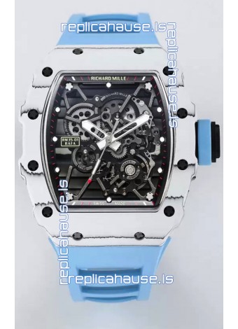 Richard Mille RM35-01 Rafael Nadal Carbon Fiber Casing with Genuine Tourbillon Super Clone Watch
