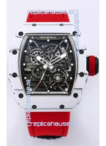 Richard Mille RM35-01 Rafael Nadal Carbon Fiber Casing with Genuine Tourbillon Super Clone Watch