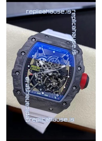 Richard Mille RM35-02 Rafael Nadal Carbon Fiber Casing with Genuine Tourbillon Super Clone Watch