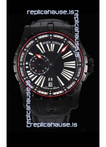 Roger Dubuis Excalibur DLC Coated Casing 1:1 Mirror Swiss Replica Watch