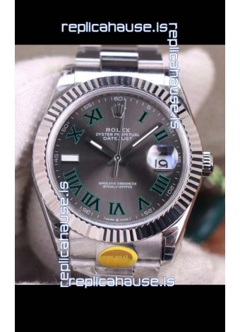 Rolex Datejust Wimbledon Cal.3235 Movement Swiss Watch - Ultimate 904L Steel 41MM