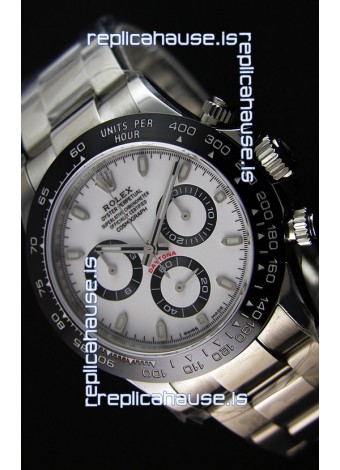 Rolex Cosmograph Daytona 116500LN White Dial Original Cal.4130 Movement - Ultimate 904L Steel Watch 