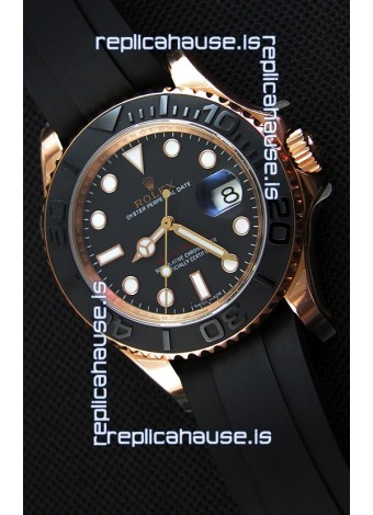 Rolex Yachtmaster 116655 Everose 40MM Cal.3135 Swiss 1:1 Ultimate 904L Steel Watch 