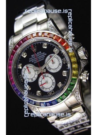 Rolex Cosmograph Daytona 116509 Stainless Steel 1:1 Mirror Cal.4130 Movement - Ultimate 904L Steel Watch