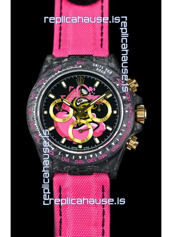 Rolex Daytona CHRONUSART Forged Cabon Casing 1:1 Mirror Replica Multicolored Dial
