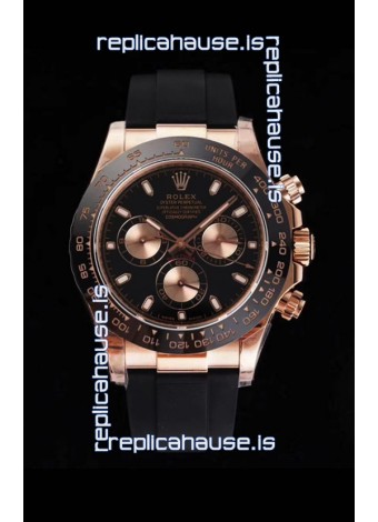 Rolex Daytona 116515LN Everose Gold Original Cal.4130 Movement - 1:1 Mirror 904L Steel Watch