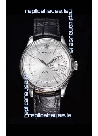 Rolex Cellini Date Ref#50519 Replica 1:1 Mirror 904L Steel Watch White Dial